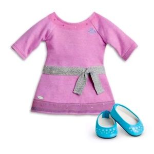 American girl truly me lilac dress outfit